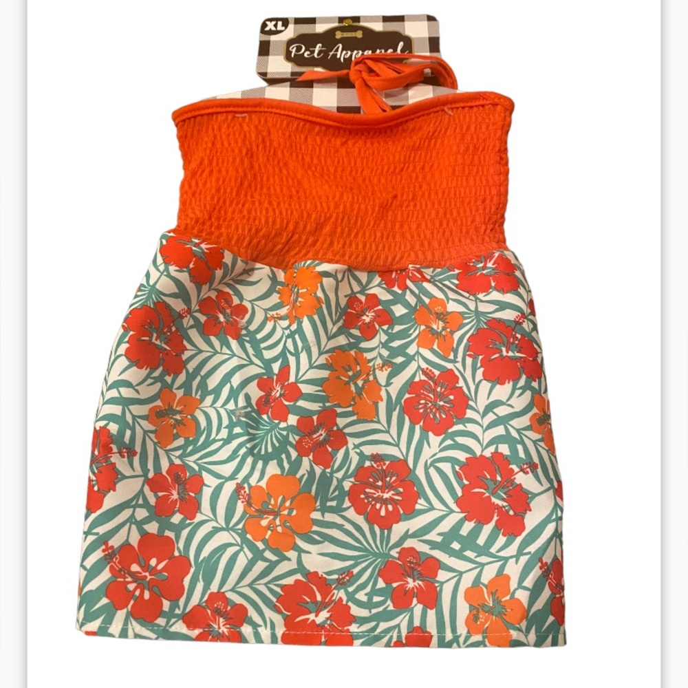 Hawaii Inspired Dog Dress